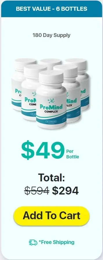 ProMind Complex 6 bottle price